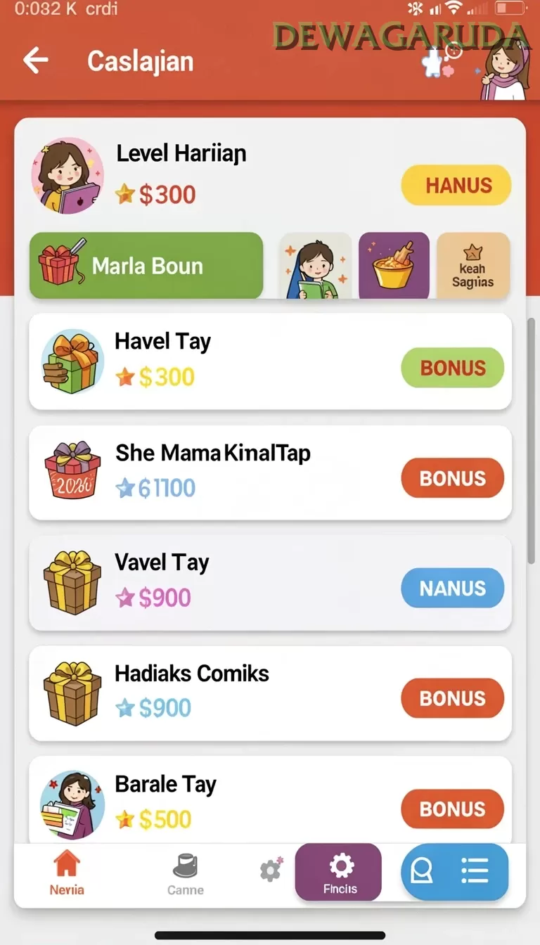 Cuplikan layar JP6789 — pengaturan akun