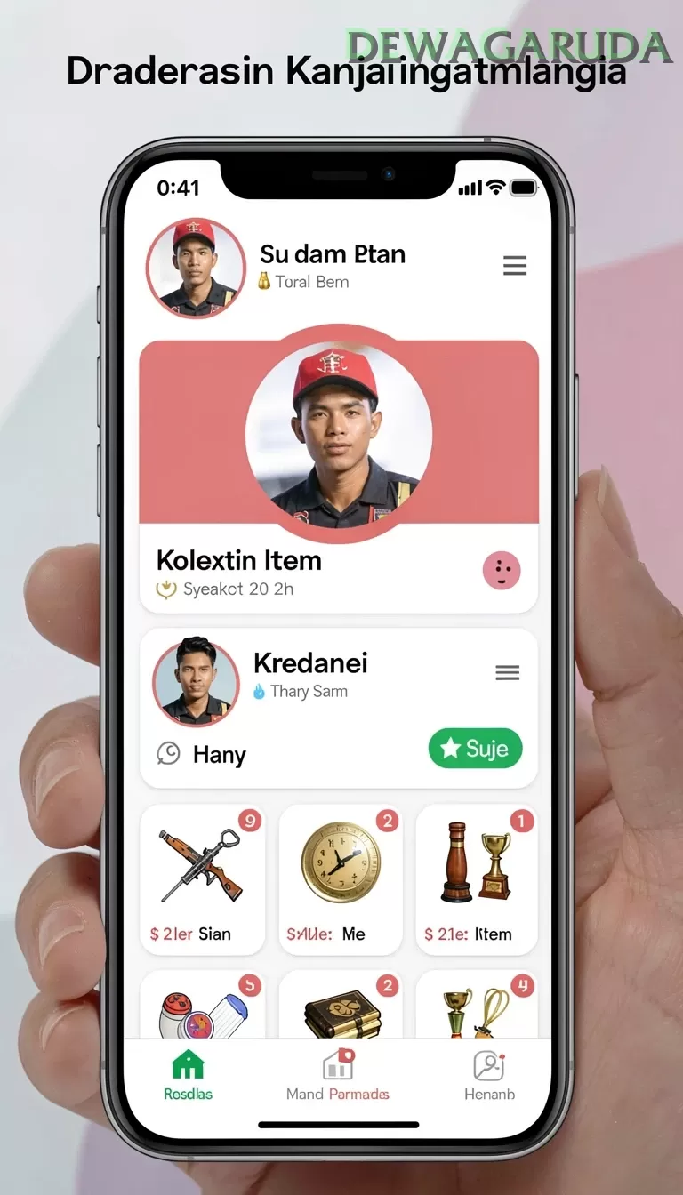 Cuplikan layar 3446 — menu navigasi